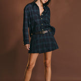 Pleated Mini Skort