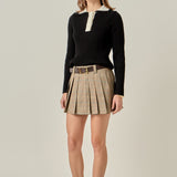 Mila Pleated Mini Skort