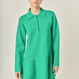 Collared Knit Mini Dress