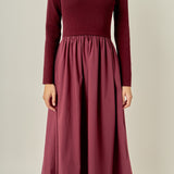 The Juliette Mixed Media Maxi Dress