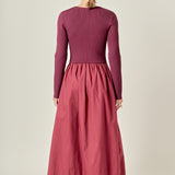 The Juliette Mixed Media Maxi Dress