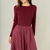 The Juliette Mixed Media Maxi Dress