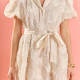 Shell Mini Shirt Dress