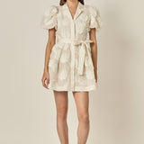 Shell Mini Shirt Dress