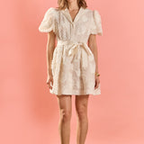 Shell Mini Shirt Dress