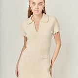 Pearl Knit Mini Dress