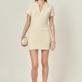 Pearl Knit Mini Dress