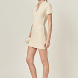 Pearl Knit Mini Dress