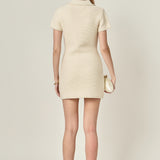Pearl Knit Mini Dress