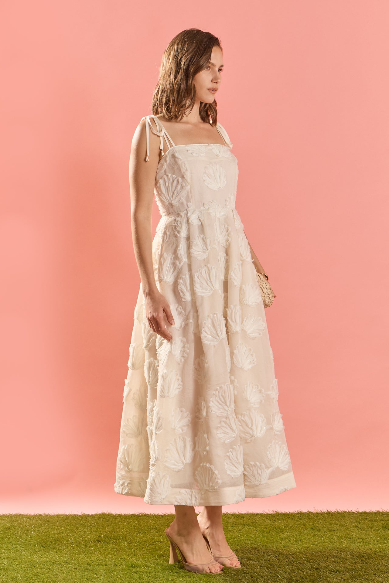 shell embroidered dress Buy Love & Roses White Shell Embroidered Midi Sundress from Next USA