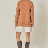 Argyle Polo Knit Dress