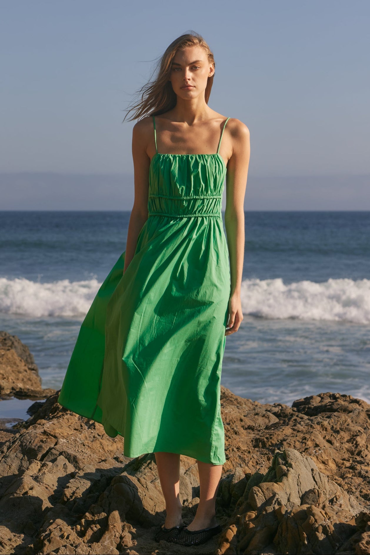patio dresses Crinkle Cotton Patio Dress