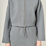 French Terry Zip-Up Jacket