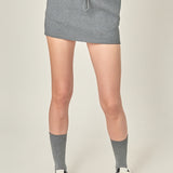 French Terry Mini Skirt