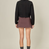 Detachable Bow Cardigan