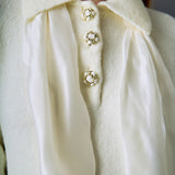 Detachable Bow Knit Dress