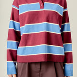 Striped Polo Knit Shirt