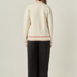 Stitch Detailed Polo Knit