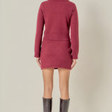 Argyle Knit Skirt