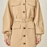 Blair Trench Mini Dress