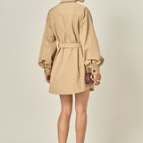 Blair Trench Mini Dress