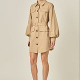 Blair Trench Mini Dress