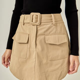 Blair Belted Mini Skirt