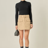 Blair Belted Mini Skirt