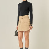 Blair Belted Mini Skirt