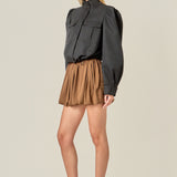 Technical Drawstring Bomber Jacket