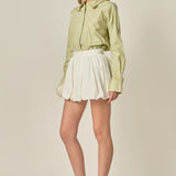 Bow Embroidery Shirt