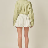 Bow Embroidery Shirt