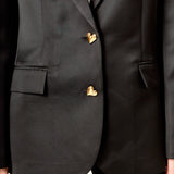 The Amoura Satin Blazer