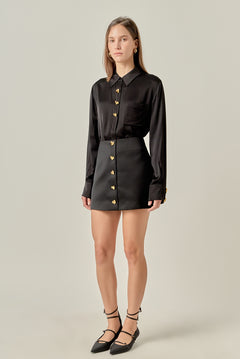 The Amoura Satin Skirt
