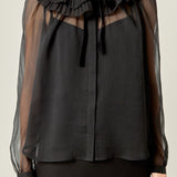 Juliette Pleated Collar Blouse