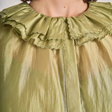 Ruffled Short Sleeves Blouse