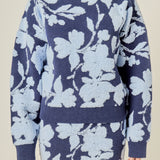 Fuzzy Flower Sweater