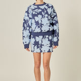 Fuzzy Flower Sweater