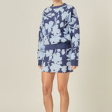 Fuzzy Flower Sweater