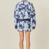 Fuzzy Flower Sweater