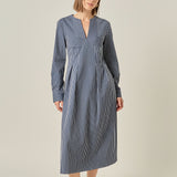 Bella Stripe Origami Midi Dress