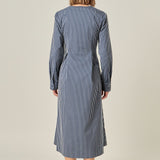Bella Stripe Origami Midi Dress