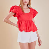 Bubble Hem Top