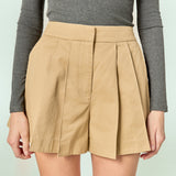 Tuck Detailed Shorts