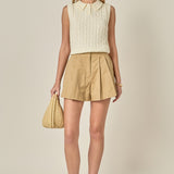 Tuck Detailed Shorts