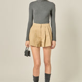 Tuck Detailed Shorts