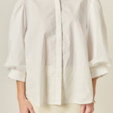 Amelie Rhinestone Trim Shirt