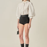 Amelie Rhinestone Trim Shirt