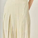 Sheer Pleated Skirt