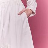 Floral Applique Midi Skirt